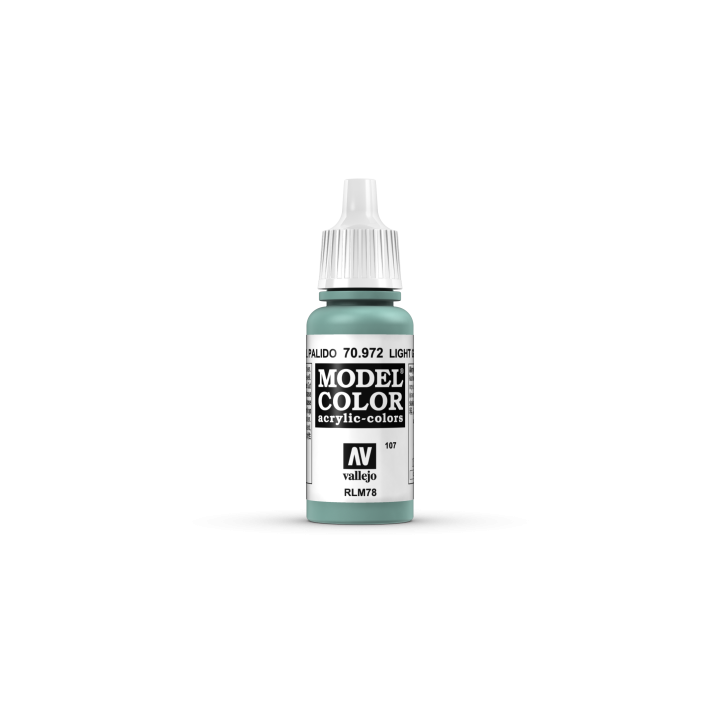 VALLEJO 107 MODEL COLOR LIGHT GREEN BLUE (70972)