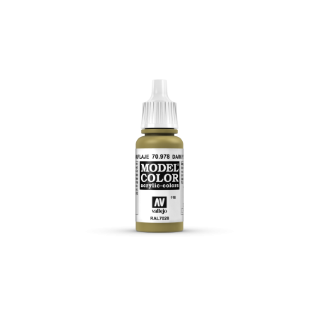 VALLEJO 116 MODEL COLOR DARK YELLOW (70978)