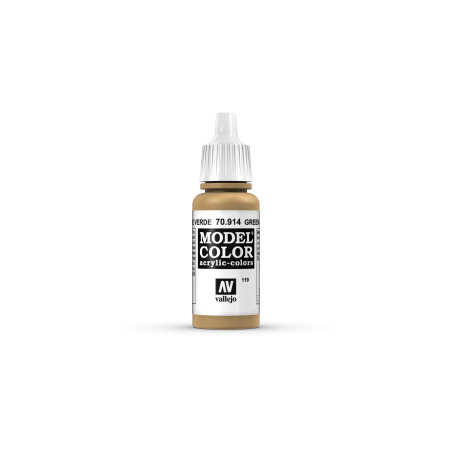 VALLEJO 119 MODEL COLOR GREEN OCHRE 17   ml (70914)