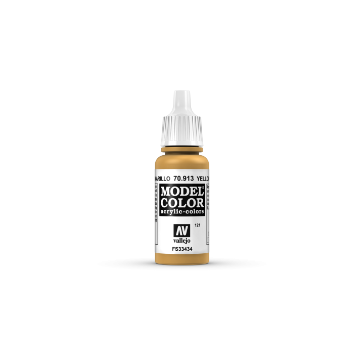 VALLEJO 121 MODEL COLOR YELLOW OCHRE (70913)