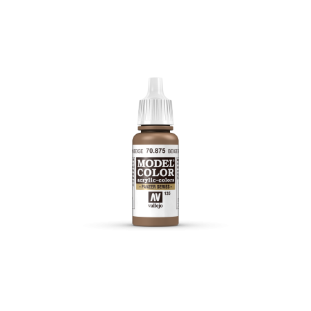 VALLEJO 135 MODEL COLOR BEIGE BROWN (70875)