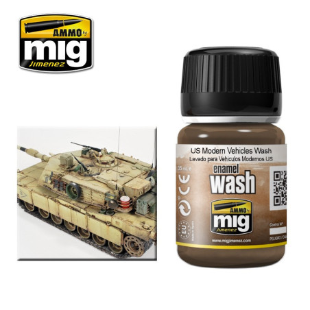 AMMO MIG 1007 US MODERN WEHICLES WASHl 35 ml