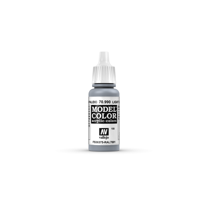 VALLEJO 155 MODEL COLOR LIGHT GREY 17 ml (70990)