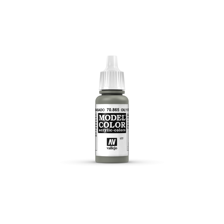 VALLEJO 177 MODEL COLOR OILY STEEL 17 ml (70865)