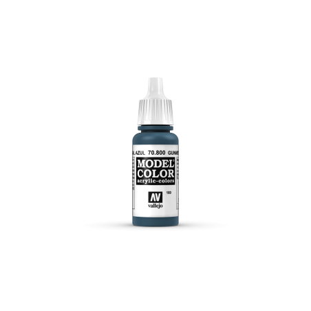 VALLEJO 180 MODEL COLOR GUNMETAL BLUE 17 ml (70800)