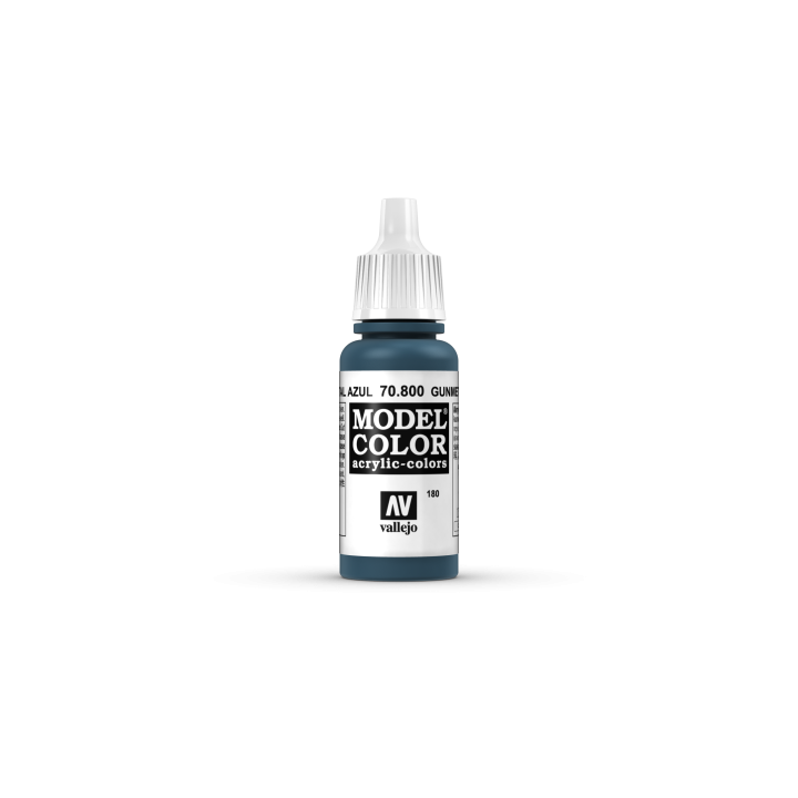 VALLEJO 180 MODEL COLOR GUNMETAL BLUE (70800)