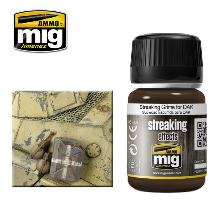 AMMO MIG 1201 STREAKING GRIME FOR DAK 35 ml