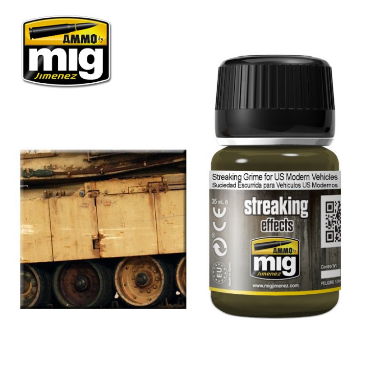 AMMO MIG 1207 STREAKING GRIME PRO MODERNÍ VOZIDLA USA 35 ml