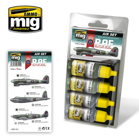 AMMO MIG 7214 LATE WWII RAF COLORS