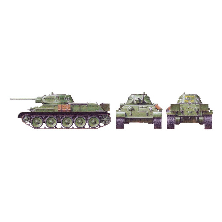 TAMIYA 1/48 RUSSIAN TANK T34/76 MODEL 1941 CAST TURRET32515