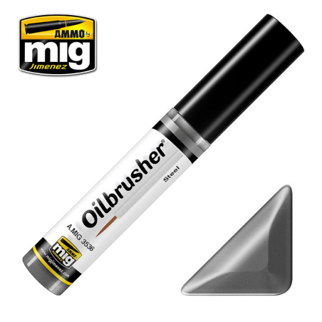 AMMO MIG 3536 OILBRUSHER STEEL