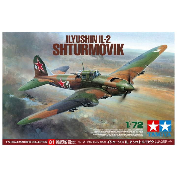 TAMIYA 1/72 ILYUSHIN IL-2 STURMOVIK (60781)
