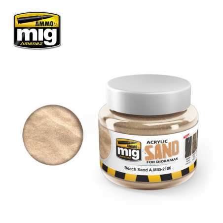 AMMO MIG 2106 ACRYLIC SAND GROUND 250ml