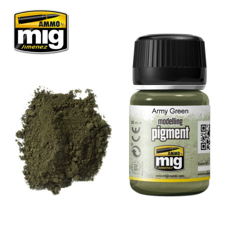 AMMO MIG 3019 PIGMENT ARMY GREEN 35ml