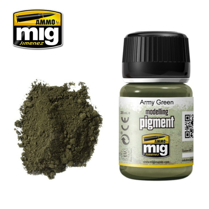 AMMO MIG 3019 PIGMENT ARMY GREEN 35ml