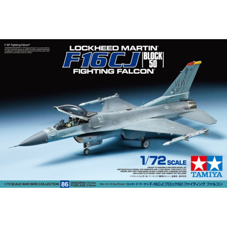TAMIYA 1/72 LOCHEED MARTIN F-16CJ        FIGHTING FALCON (60786)