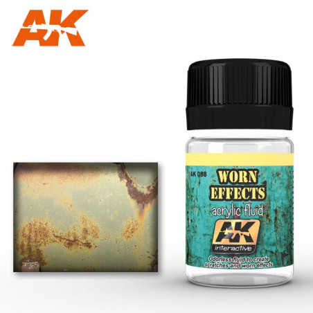 AK  088 WORN EFFECTS ACRYLIC FLUID 35ml