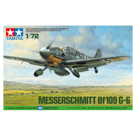 TAMIYA 1/72 MESSERSCHMIT BF 109 G-6      (60790)