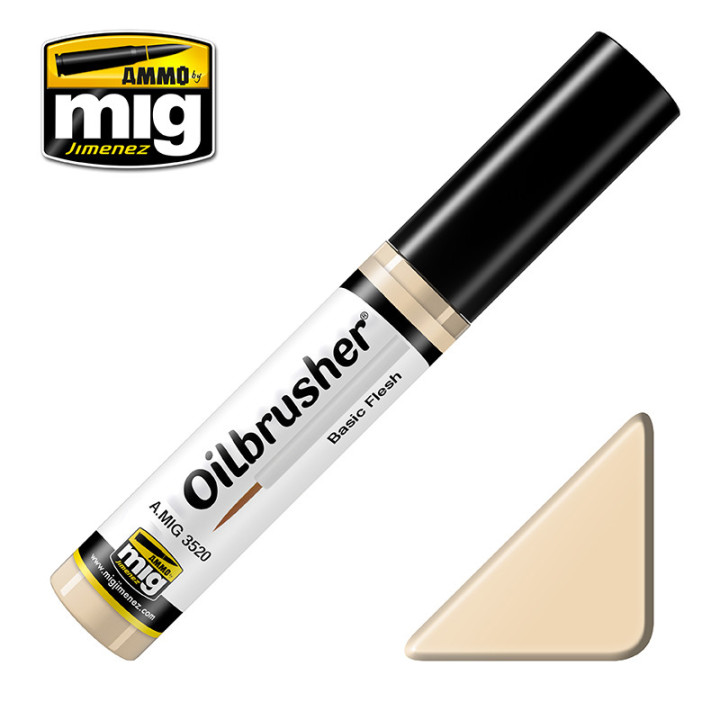 AMMO MIG 3520 OILBRUSHER BASIC FLESH