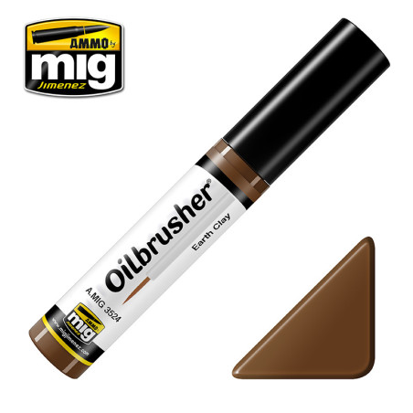AMMO MIG 3524 OILBRUSHER EARTH CLAY