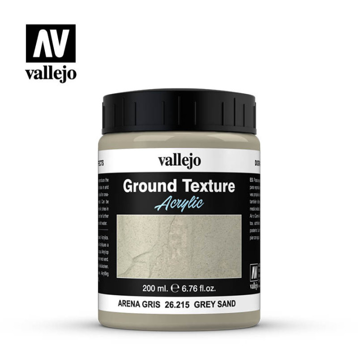 VALLEJO 26215 GROUND TEXTURE 200 ml GREY SAND
