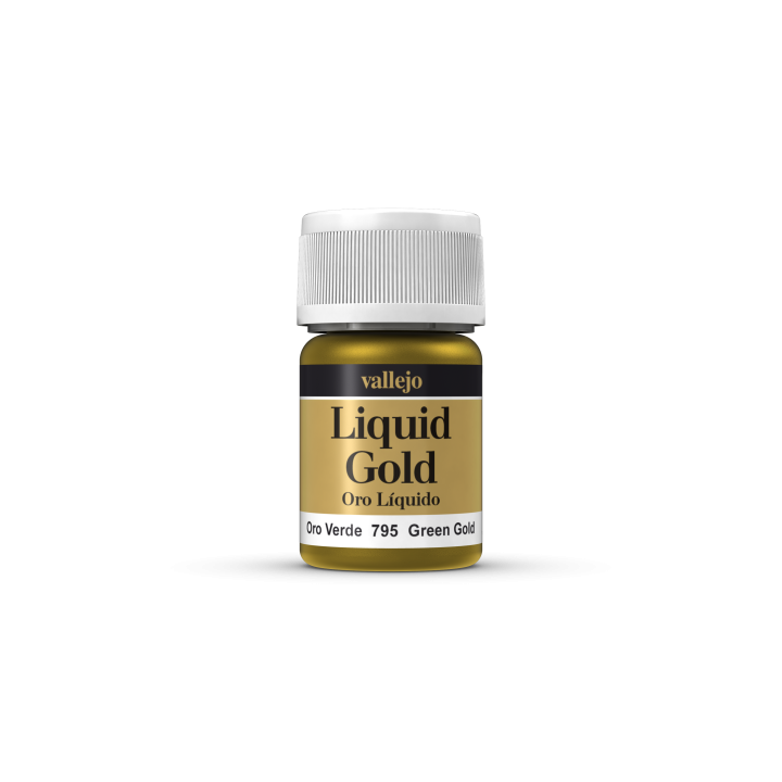 VALLEJO 70795 LIQUID GOLD 35ml GREEN GOLD (216)