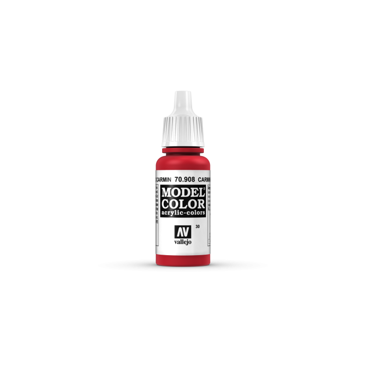 VALLEJO 030 MODEL COLOR CARMINE RED (70908)