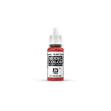 VALLEJO 029 MODEL COLOR DARK VERMILLION (70947)