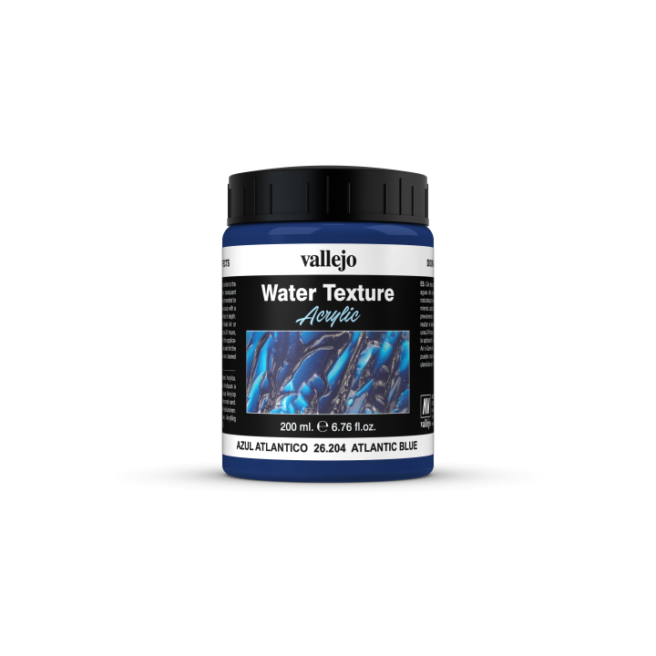 VALLEJO 26204 VODNÍ TEXTURA ATLANTIC BLUE 200ml