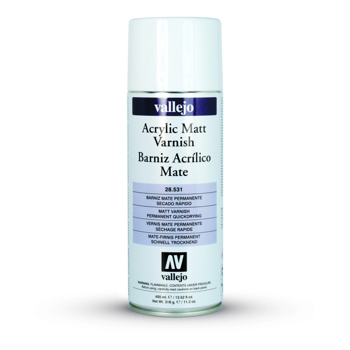 VALLEJO 28531 ACRYLIC MATT SPRAY VARNISH 400ml