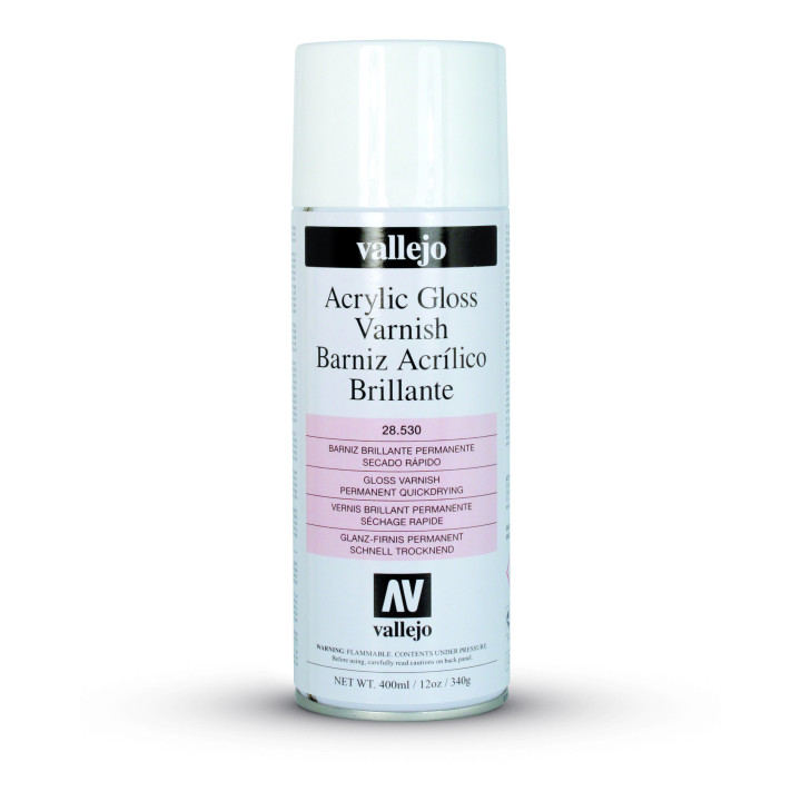 VALLEJO 28530 ACRYLIC GLOSS SPRAY VARNISH 400ml
