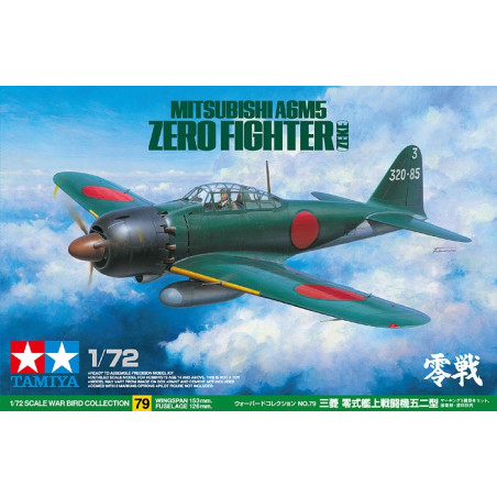 TAMIYA 1/72 MITSUBISHI A6M5 ZERO FIGHTER / ZEKE (60779)
