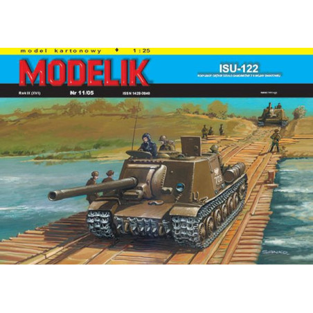MODELIK DZIAŁO ISU-122 (11/05) działo samobieżne