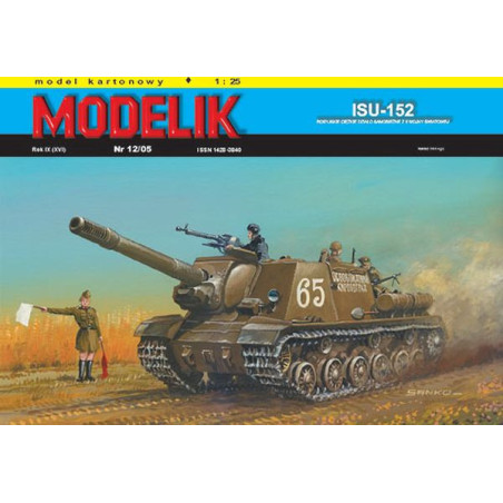 MODELIK DZIAŁO ISU-152 (12/05) działo samobieżne