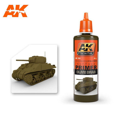 AK 182 OLIVE DRAB PRIMER 60ml