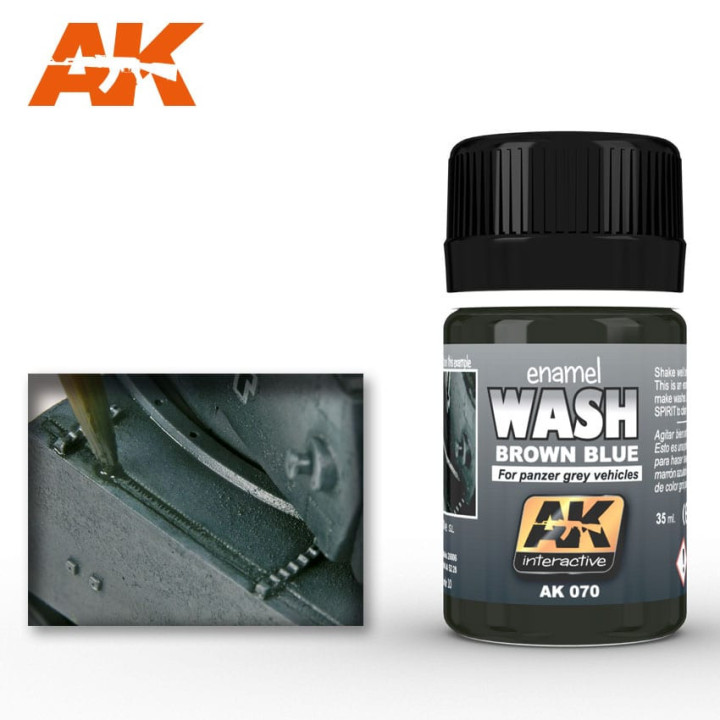 AK 070 WASH FOR PANZER GREY 35ml