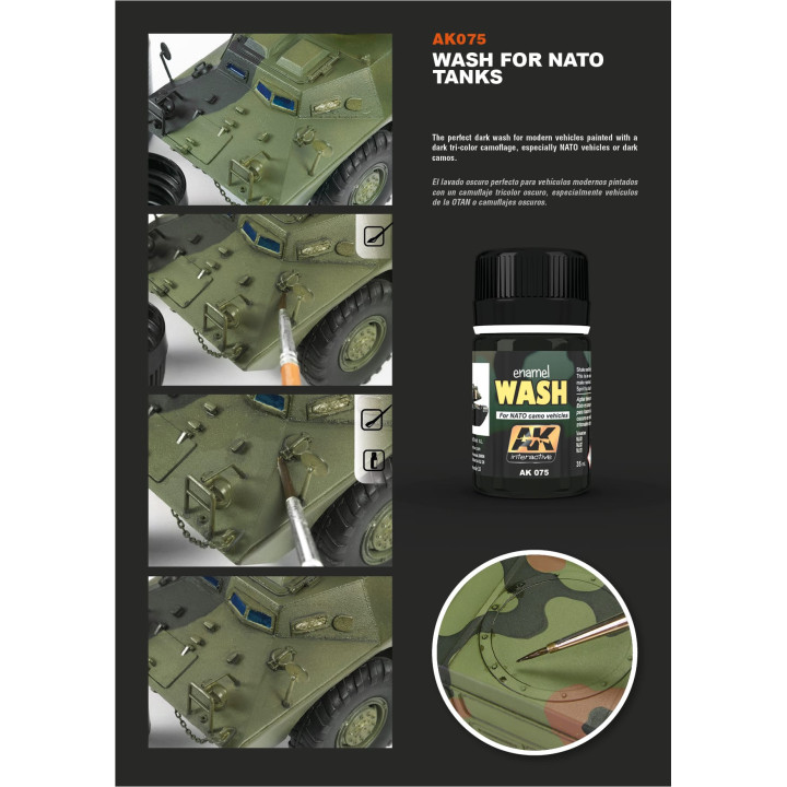 AK 075 MYCÍ PROSTŘEDEK PRO NÁDOBY NATO 35ml
