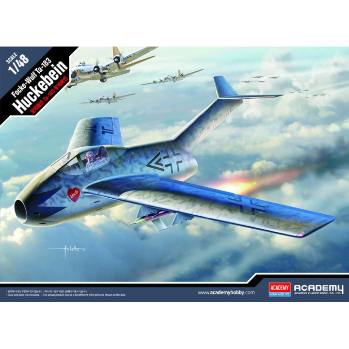 ACADEMY 1/48 FOCKE-WULF Ta183 HUCKEBEIN  (12327)