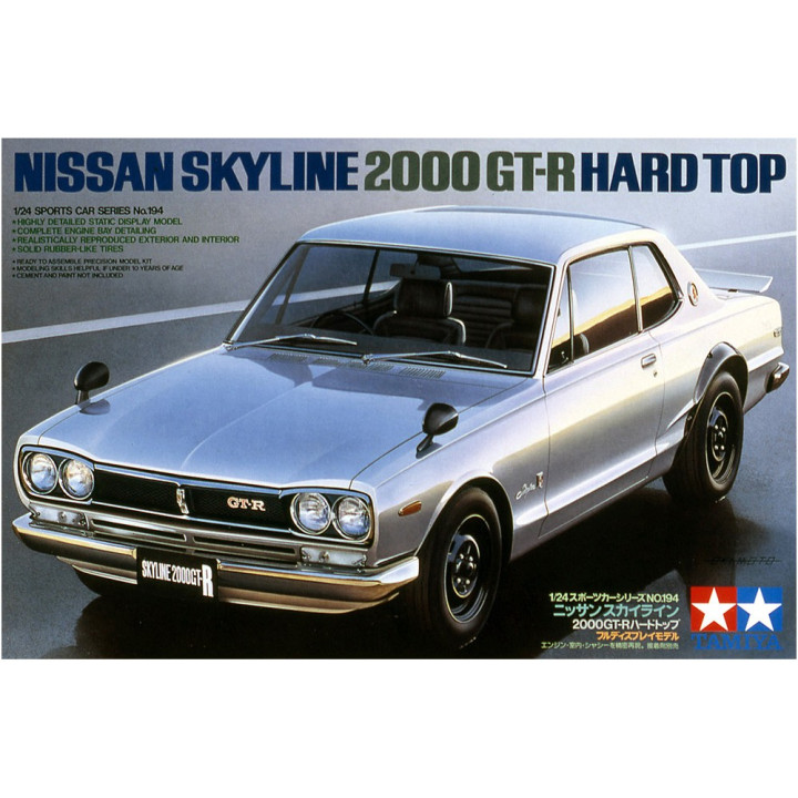 TAMIYA 1/24 NISSAN SKYLINE GT-R 2000 AUTO (24194)
