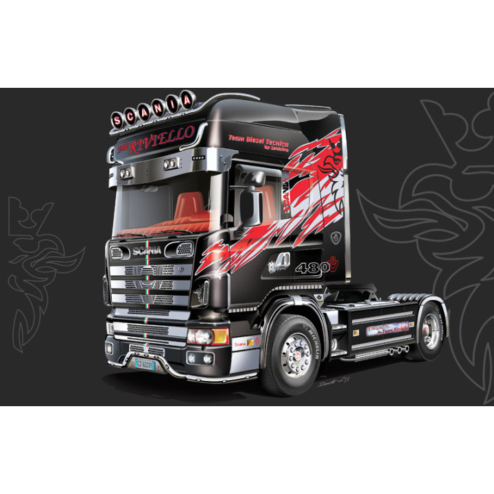 ITALERI 1/24 SCANIA 164L TOPCLASS "SHOWTRUCK" (3922)
