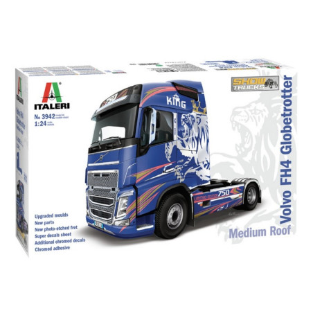 ITALERI 1/24 VOLVO FH4 GLOBETROTTER MEDIUM ROOF  (3942)