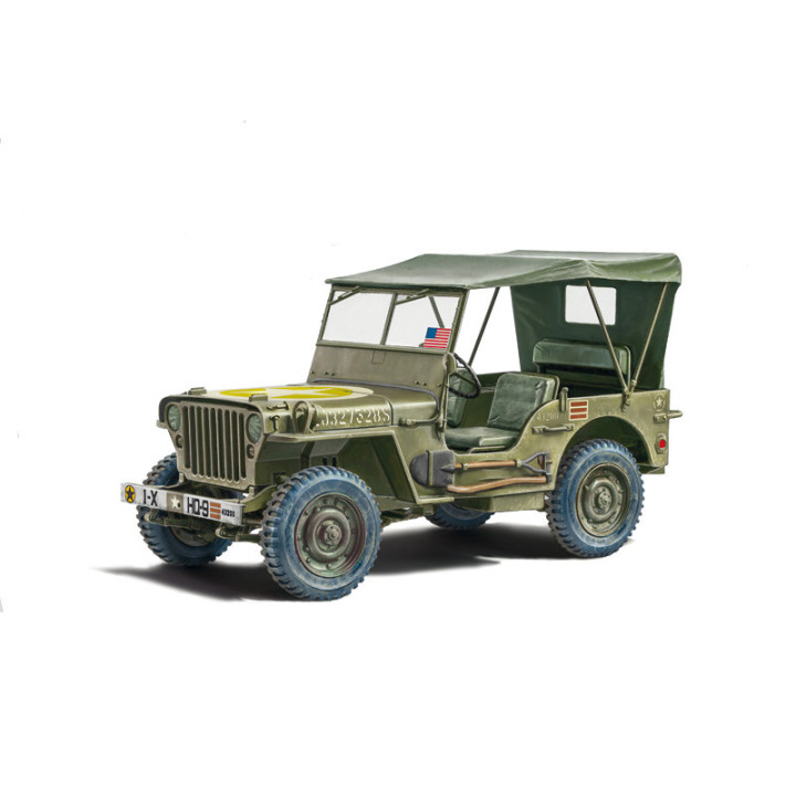 ITALERI 1/24 WILLYS JEEP MB 80TH ANNIVERSARY 1941-2021 (3635)