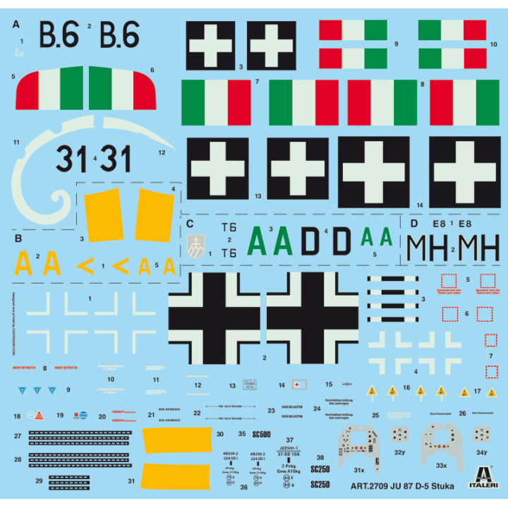 ITALERI 1/48 JUNKERS JU-87 D-5 TAPPING (2709)