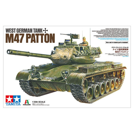 TAMIYA 1/35 WEST GERMAN TANK M47 PATTON  (37028)