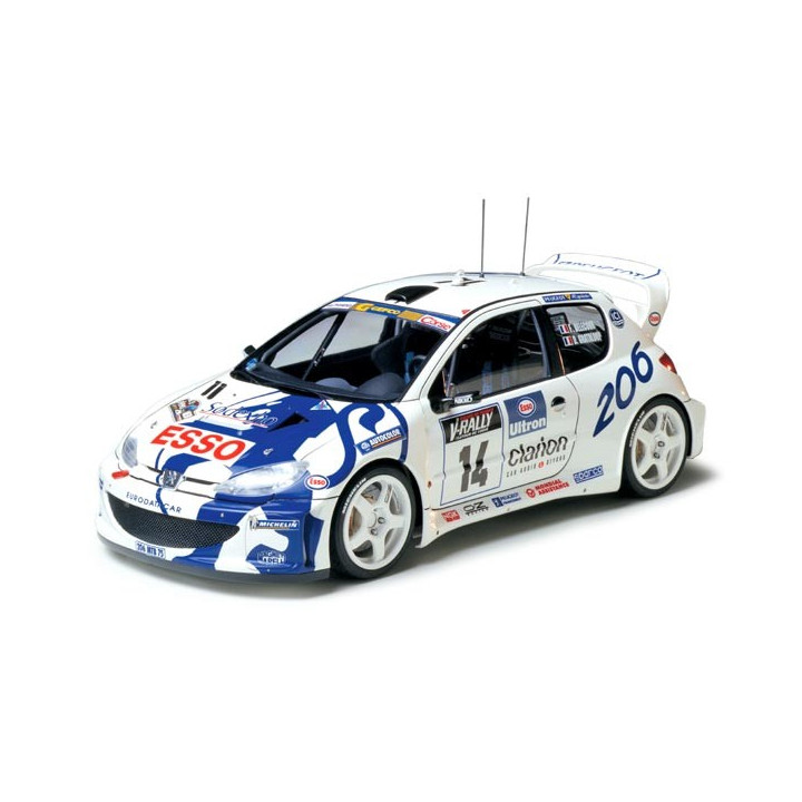 TAMIYA 1/24 CAR PEUGEOT 206 WRC 24221