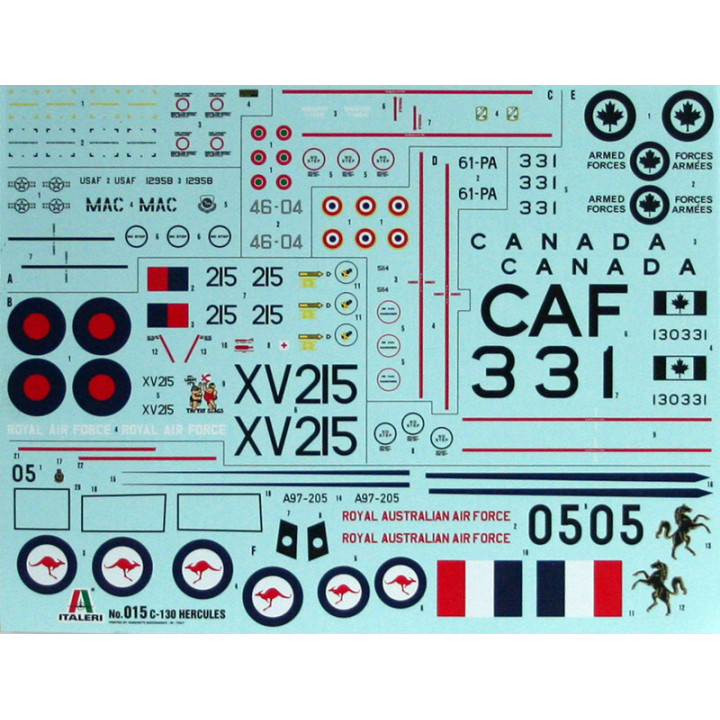 ITALERI 1/72 C-130 E/H HERCULES (0015)