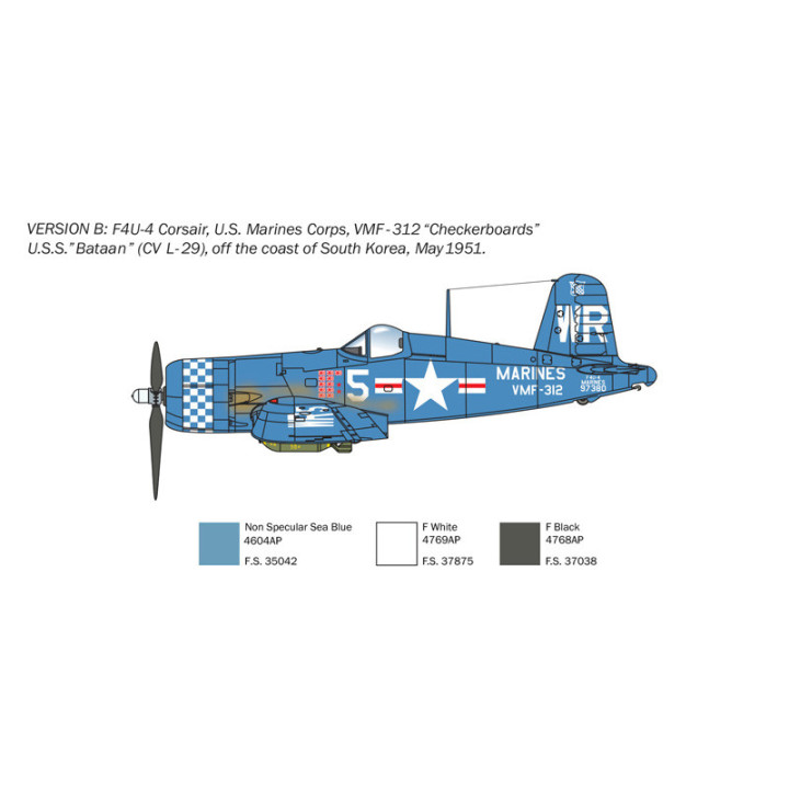 ITALERI 1/72 F4U-4 CORSAIR KOREAN WAR (1453)