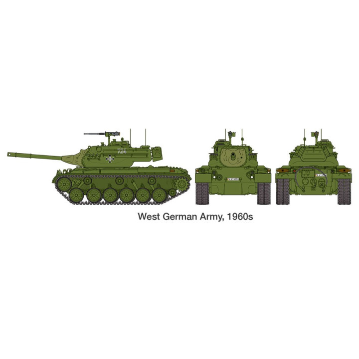 TAMIYA 1/35 WEST GERMAN TANK M47 PATTON 37028