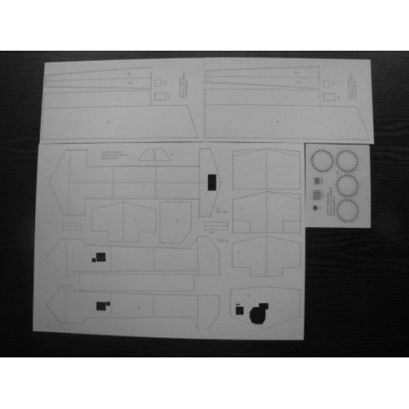 MODELIK CZOŁG SAINT CHAMOND LASER (0904W)