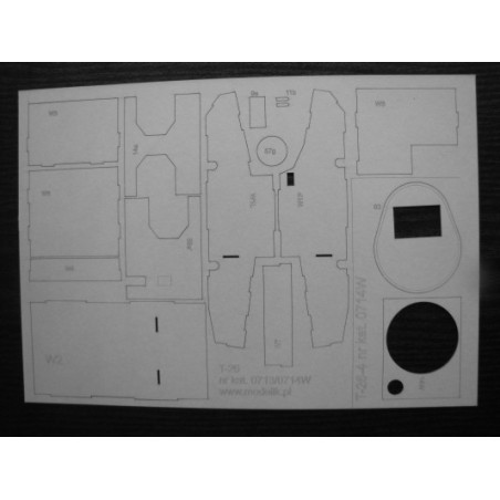 MODEL TANK T-26 LASER (0714W)